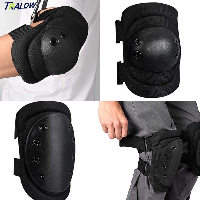 Knee Guard Hard - TRALOW 4in1 Knee Elbow Wrist Protective