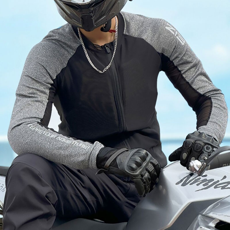 Motorcycle Gear For Summer - Men's Motorcycle Jacket Summer Breathable Motocross