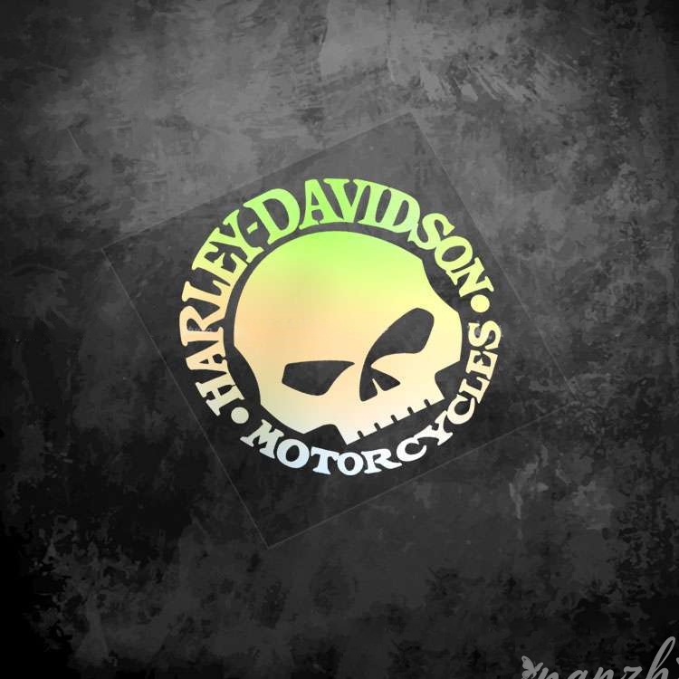 Motorcycle Gear Harley Davidson - Riding Protective Gear Skull Stickers Retro