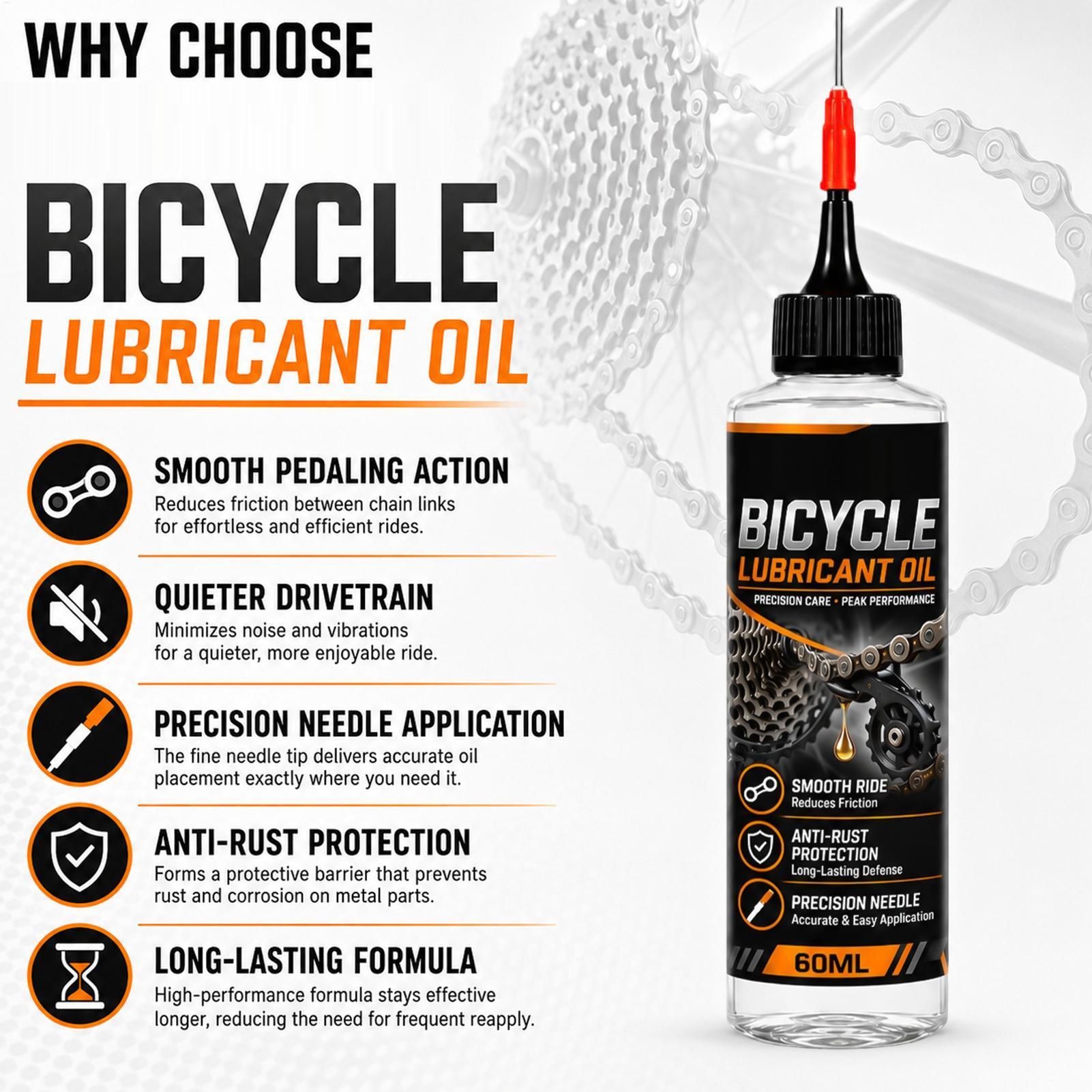 Bike Chain Lube 60ml Bicycle M - Motorcycle Gear Oil For Chain ulasan dan harga