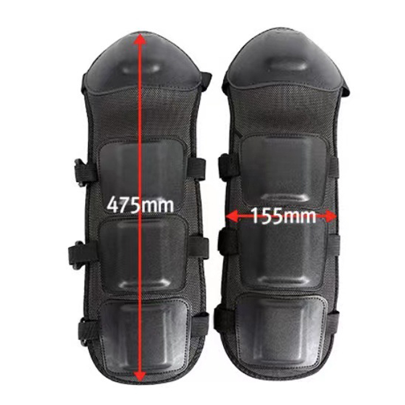 2Pcs Black Leg Protector With  - Knee Guard Hard ulasan dan harga