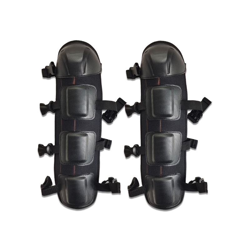 2Pcs Black Leg Protector With  - Knee Guard Hard ulasan dan harga