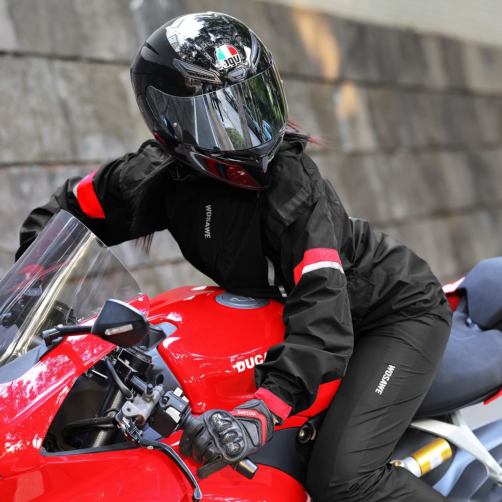 WOSAWE Men's Motorcycle Rain S - Motorcycle Gear Full Suit ulasan dan harga