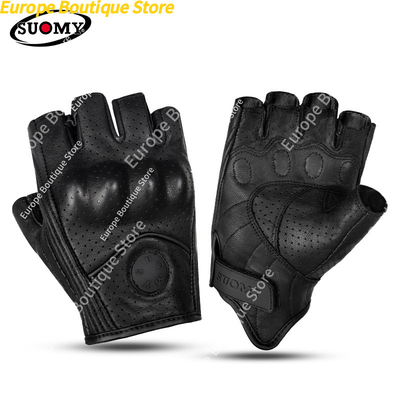 Retro Half Finger Motorcycle G - Motorcycle Gear For Summer ulasan dan harga