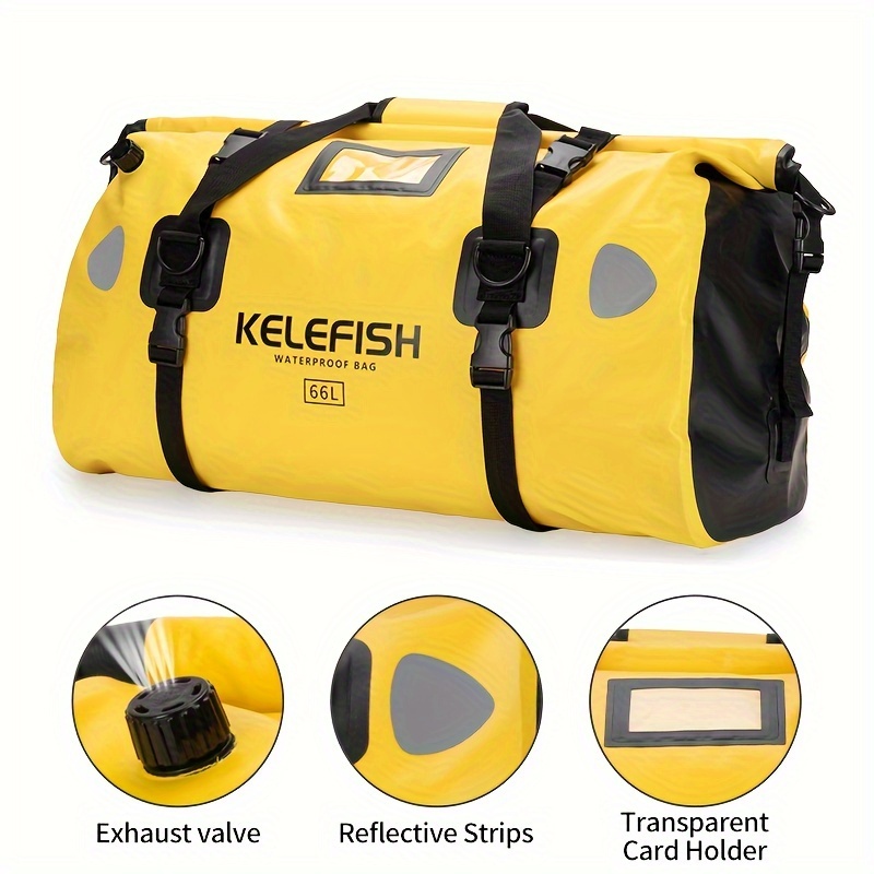 Waterproof Dry Duffel Bag Moto - Motorcycle Gear With Airbag ulasan dan harga
