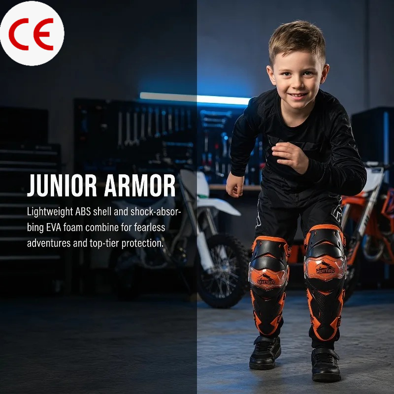 KN01H Kids Youth Motorcycle Of - Knee Guard Hard ulasan dan harga
