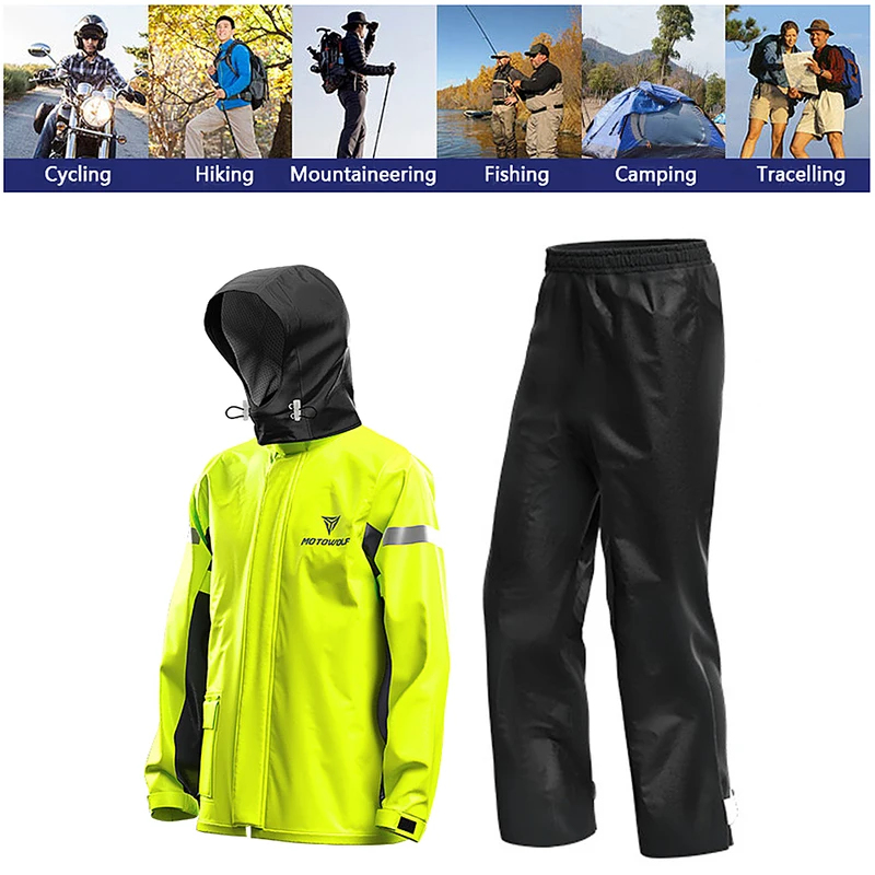 Men Full Body Motorcycle Rain  - Motorcycle Gear Full Suit ulasan dan harga