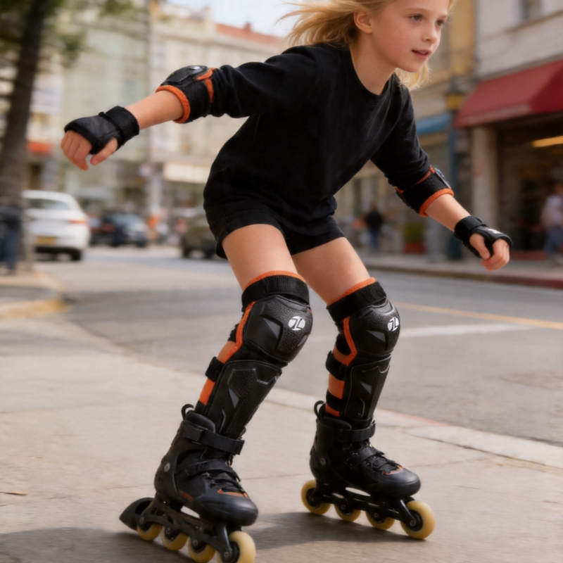 JCAA Children Knee Elbow Guard - Knee Guard Hard ulasan dan harga