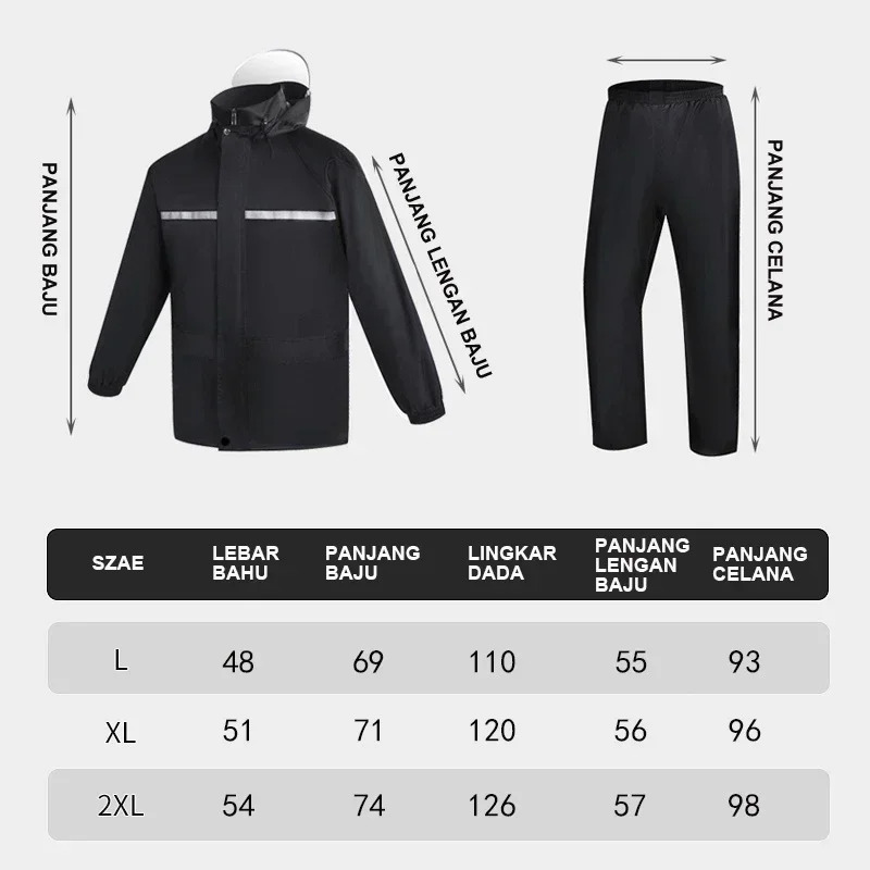 Full Body Storm Protection Ref - Motorcycle Gear Full Suit ulasan dan harga