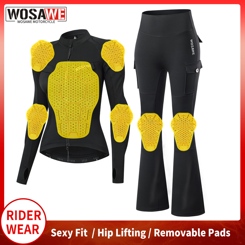 WOSAWE Women Motorcycle Jacket - Motorcycle Gear Full Suit ulasan dan harga