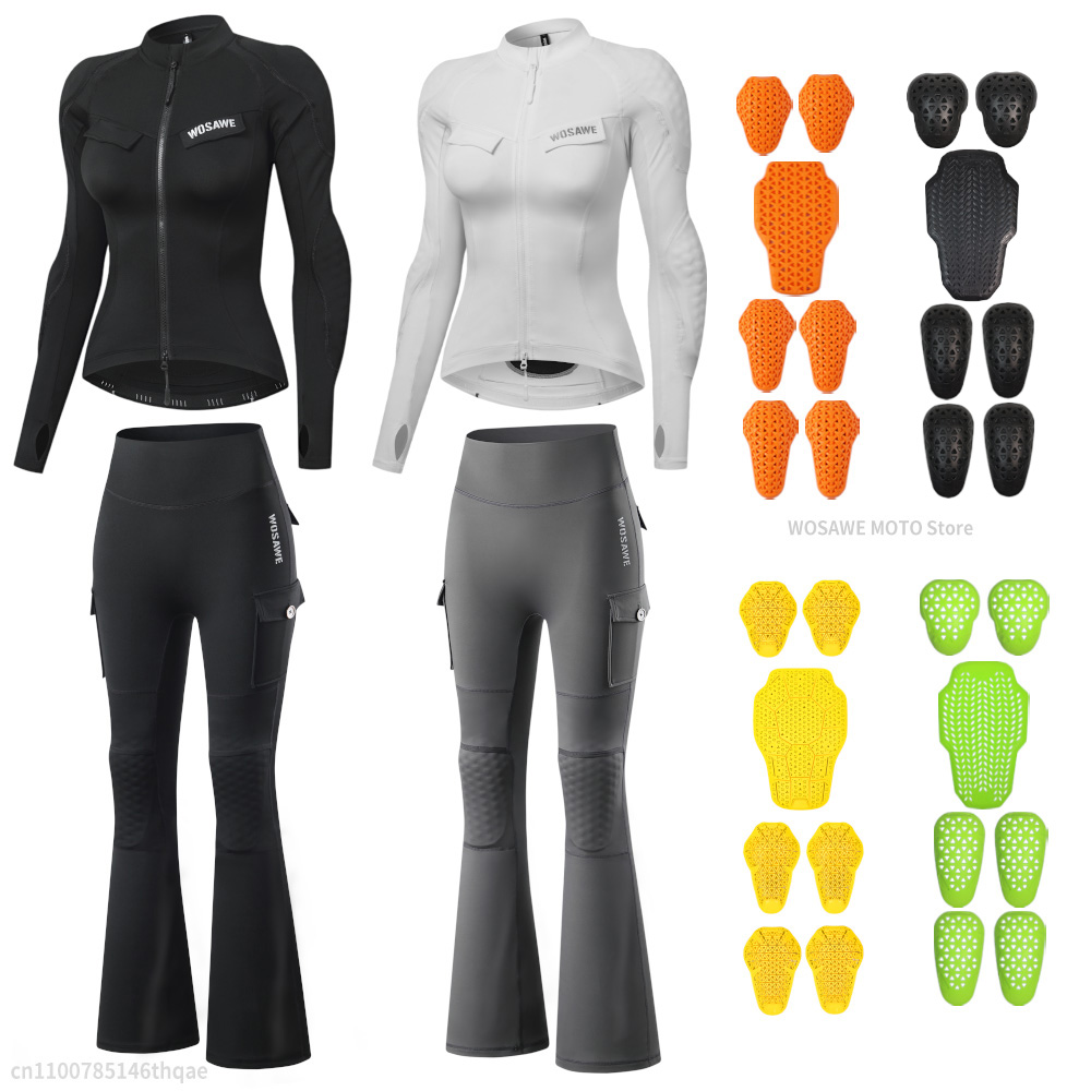 WOSAWE Women Motorcycle Jacket - Motorcycle Gear Full Suit ulasan dan harga