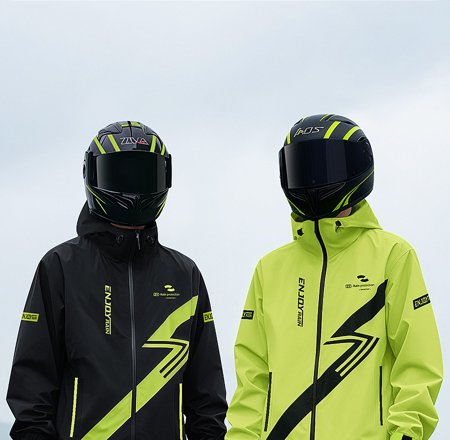 Thick Raincoat and Rainpants S - Motorcycle Gear Full Suit ulasan dan harga