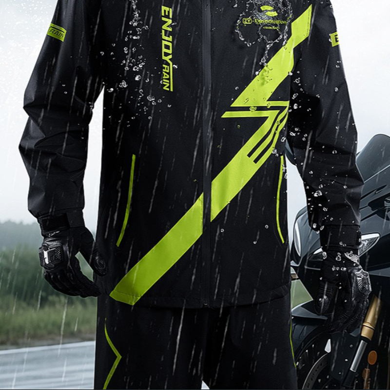 Thick Raincoat and Rainpants S - Motorcycle Gear Full Suit ulasan dan harga
