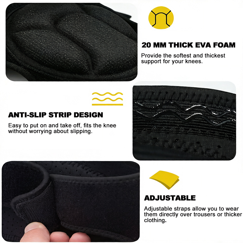 SSUNTAK Thickened Anti-Collisi - Knee Guard Hard ulasan dan harga