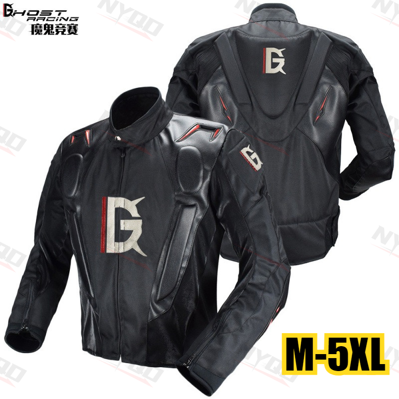 Motorcycle Racing Suit Set wit - Motorcycle Gear With Airbag ulasan dan harga
