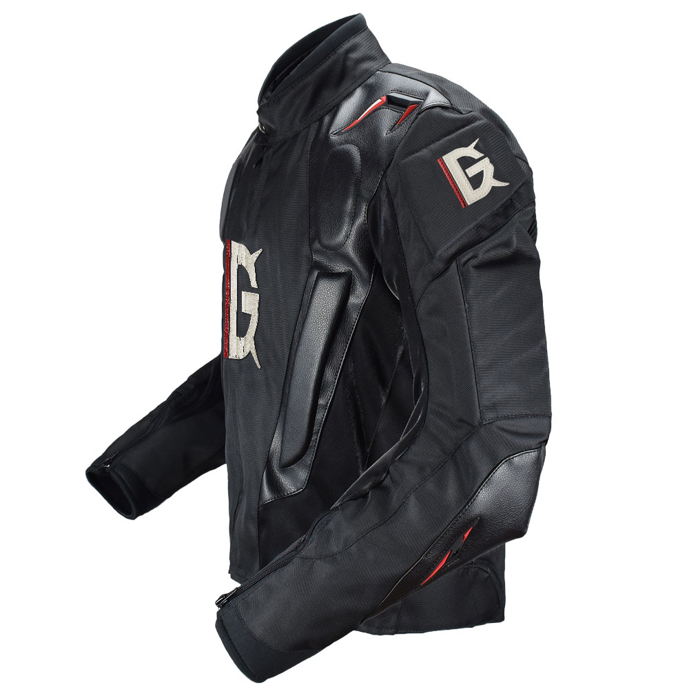 Motorcycle Racing Suit Set wit - Motorcycle Gear With Airbag ulasan dan harga