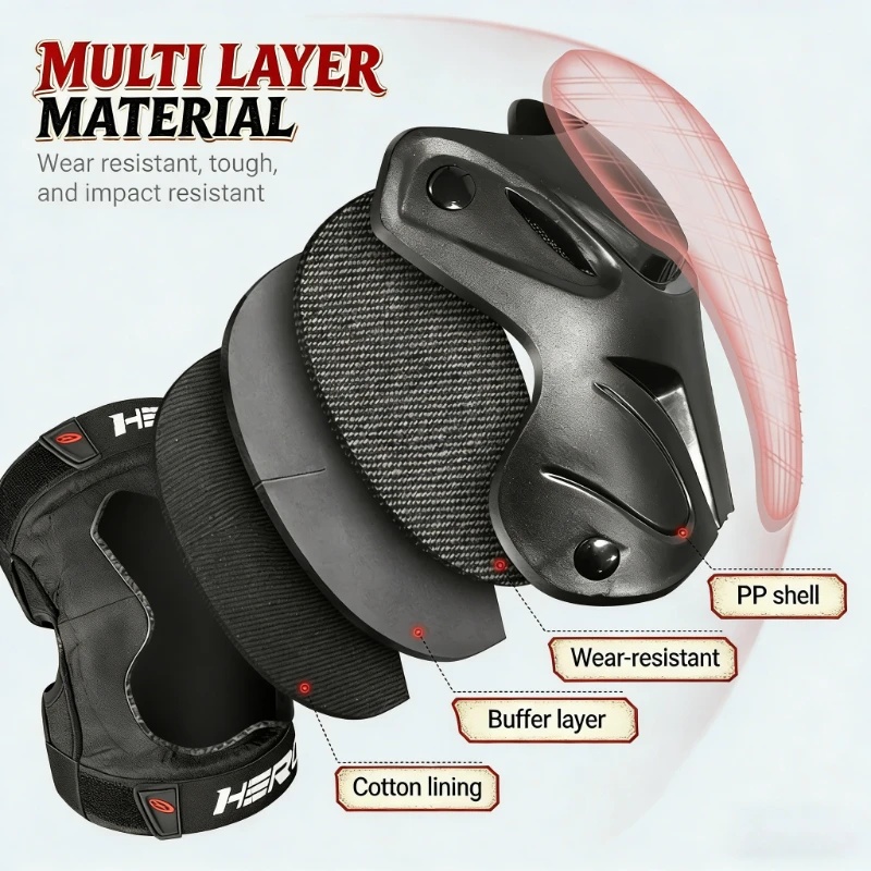 Anti-Fall Wear Resistant Motoc - Knee Guard Hard ulasan dan harga