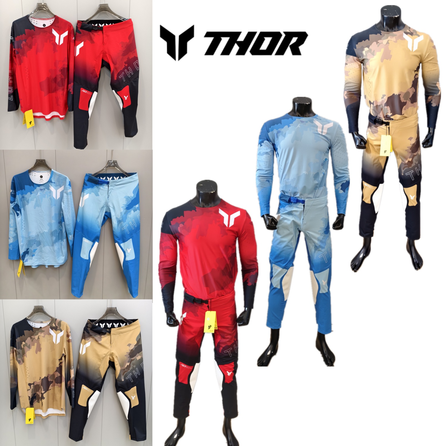 THOR Motocross Gear Set MX Off - Motorcycle Gear On Sale ulasan dan harga